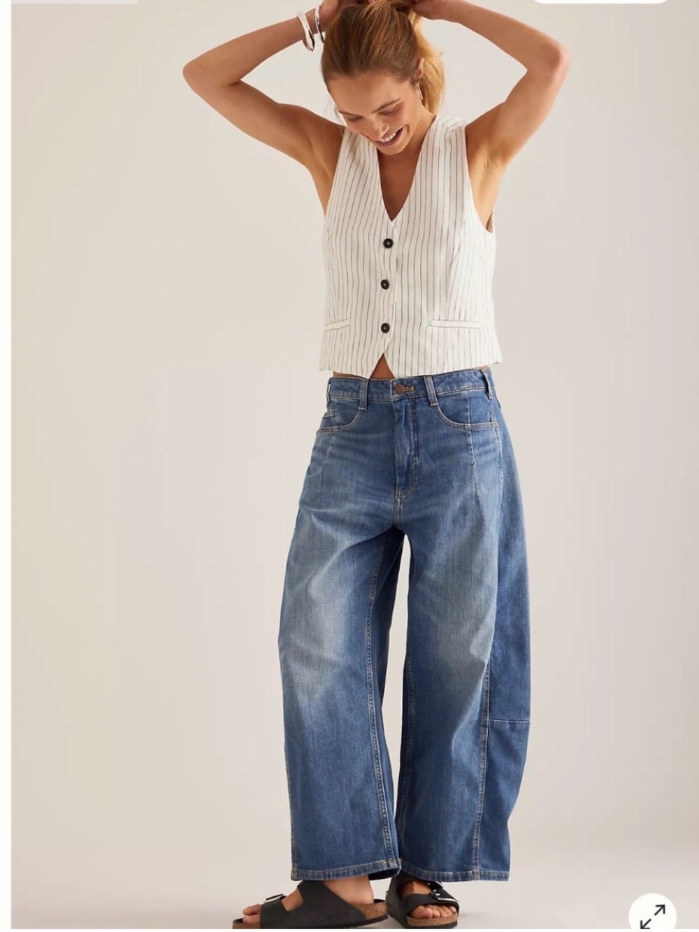 Anthropologie Pilcro Kenna Barrel Jeans - 23 Tall